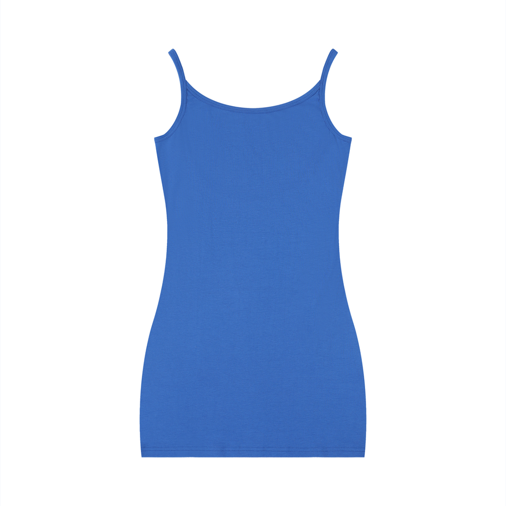 Robe moulante sans manches unie pour femme
