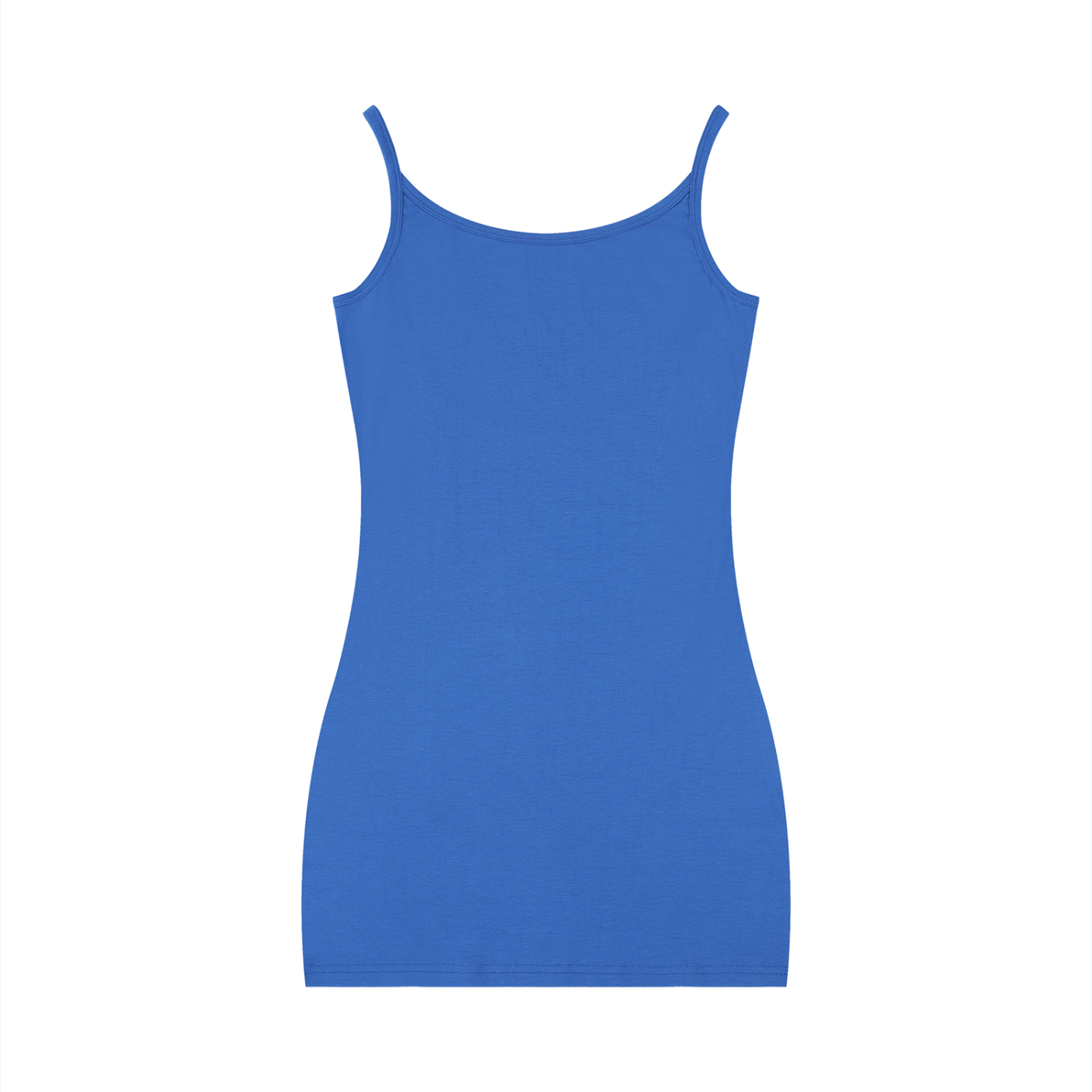 Robe moulante sans manches unie pour femme