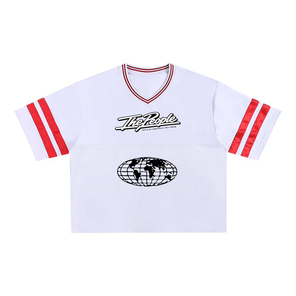 T-Shirt Mesh AFROHYPE à Bandes