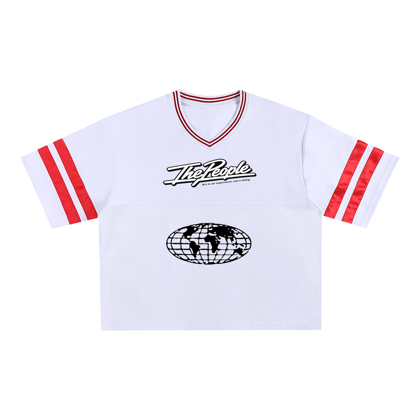 T-Shirt Mesh AFROHYPE à Bandes